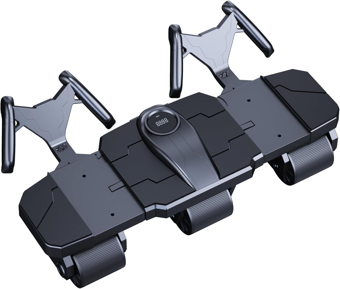 Ab Roller Wheel With Elbow Support - 2025, neue Ab-Sechsradrolle mit Ellenbogenstütze –