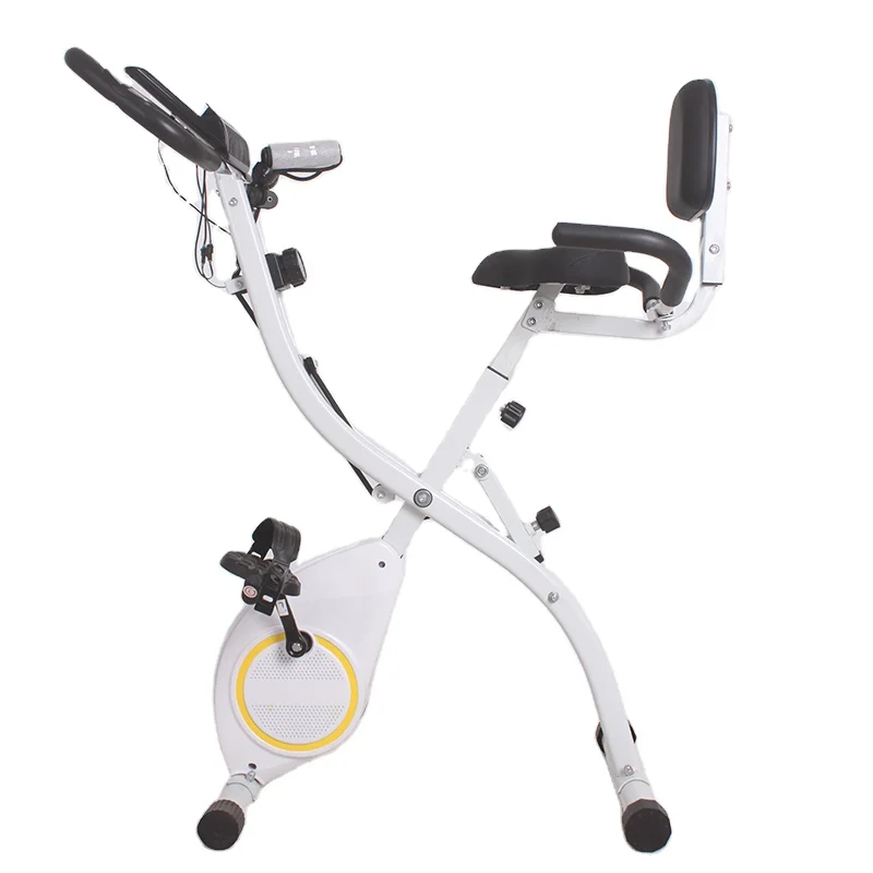 Exercise Bike Magnetic Resistance - Faltbares Hochwertiges Heimtrainer-Sportgerät mit Magnetwiderstand und