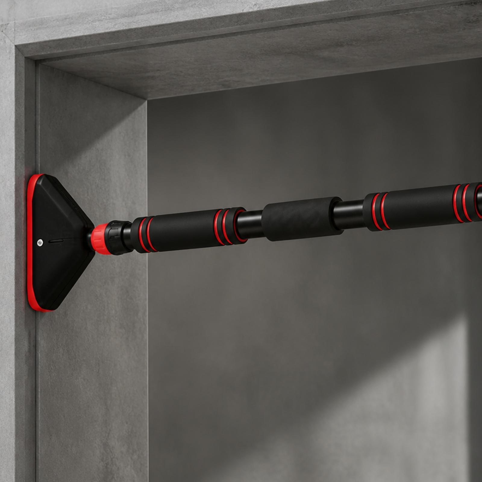 Door Pull Up Bar No Screw - Schraubenlose Tür-Klimmzugstange, verstellbares Stahlrohr, Heimtrainingsgerät für