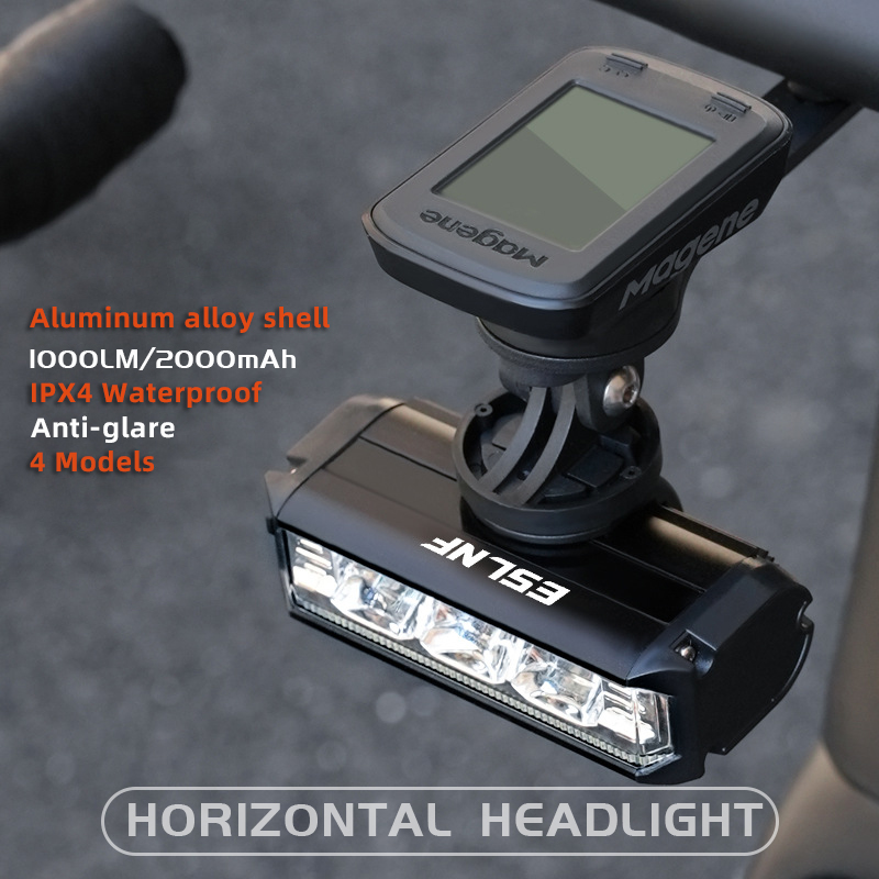 Rechargeable Bicycle Headlight 1000 Lumen - Wasserdichter 1000-Lumen-Hebe-Fahrradscheinwerfer, USB wiederaufladbar, MTB-Frontlicht, Aluminiumlegierung,