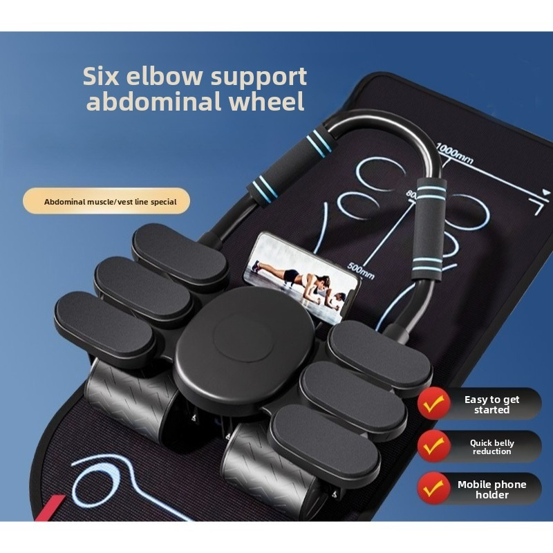 Vierrädriges Sechs-Ellenbogen- – Ab Roller Wheel With Elbow Support Bewertung und Preis