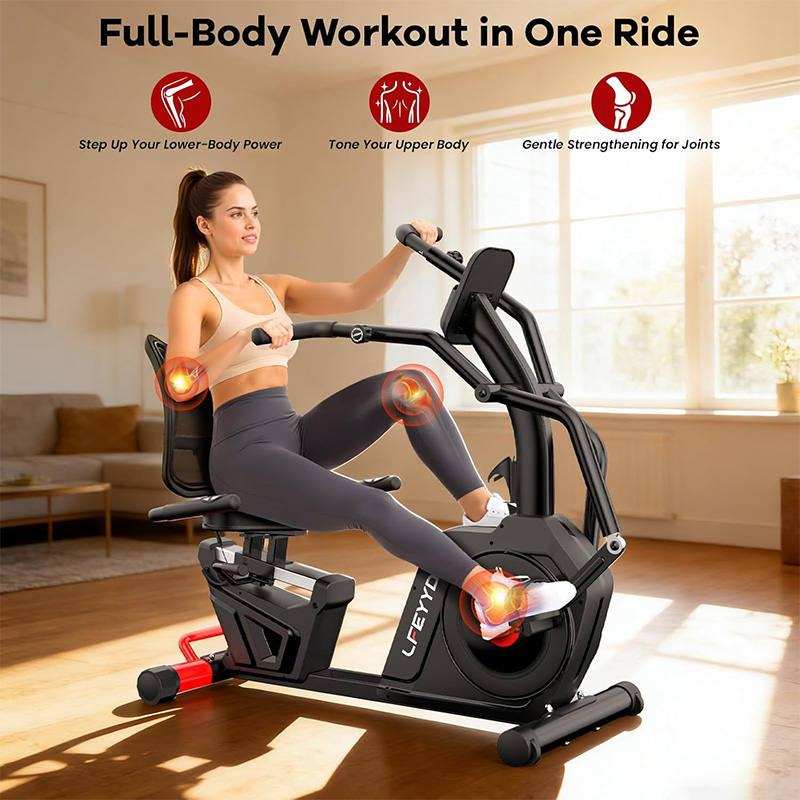 Pooboo Liege-Heimtrainer, stat – Exercise Bike Magnetic Resistance Bewertung und Preis