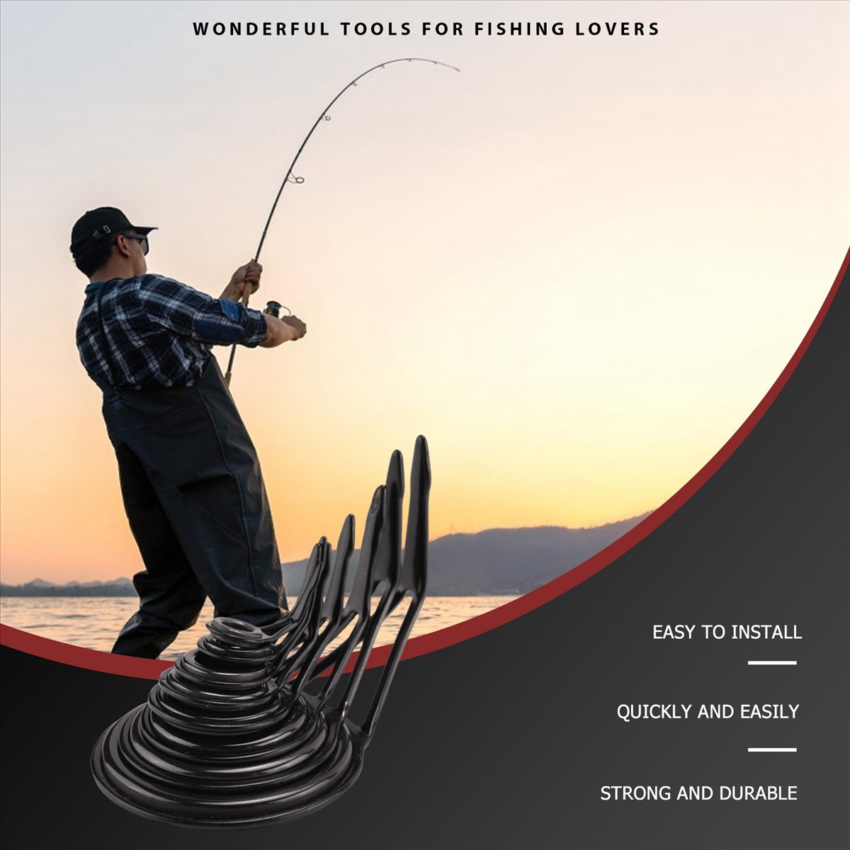 NEU 8 Stück/Set Angelrutenführ – Fishing Bewertung und Preis
