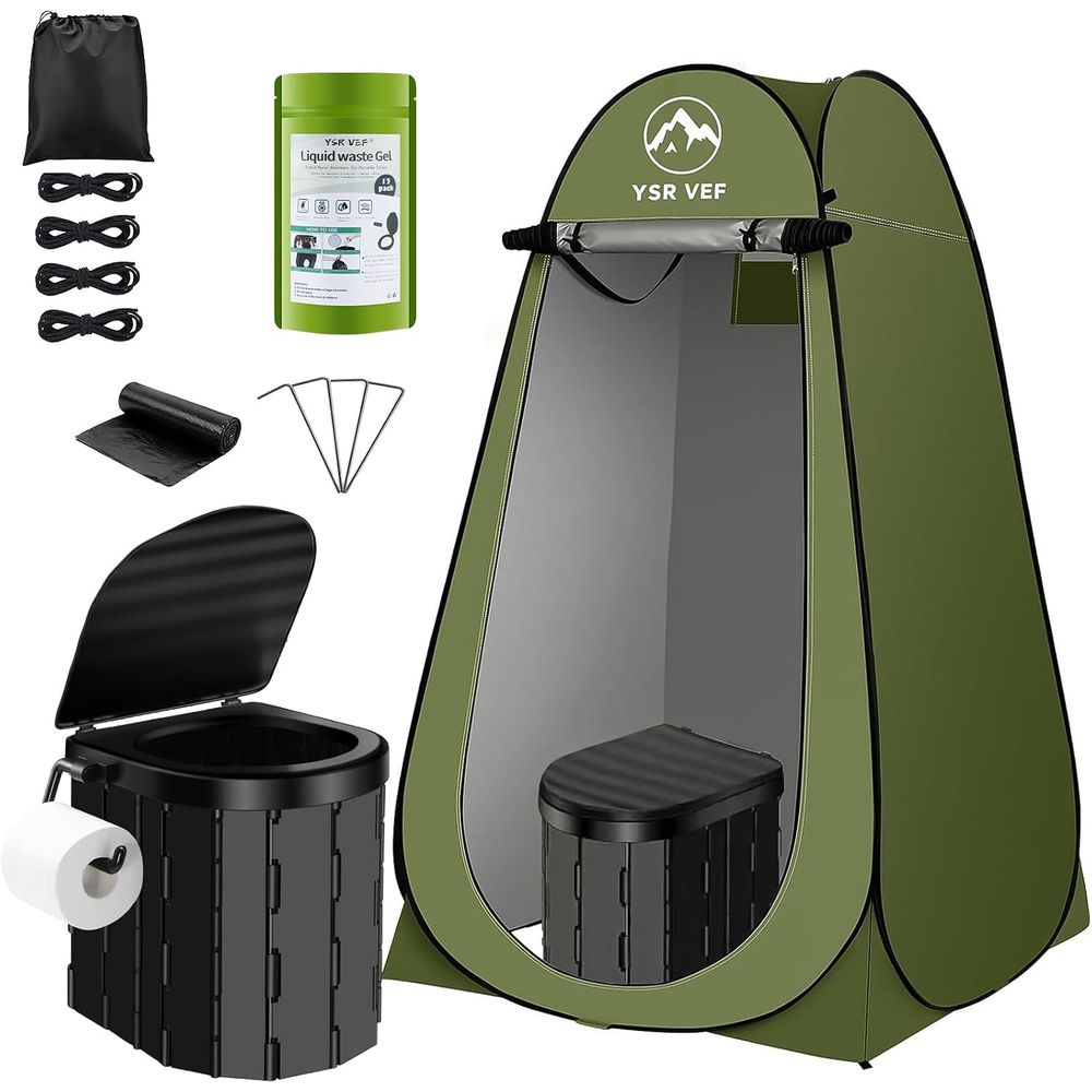 Tragbares Toiletten-Set, Campi – Camping Bewertung und Preis