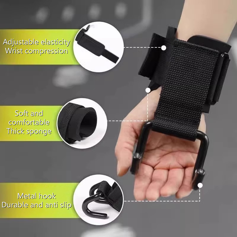 【F】2 Stück Gewichtheberhaken H – Wrist Wraps Weightlifting Support Bewertung und Preis