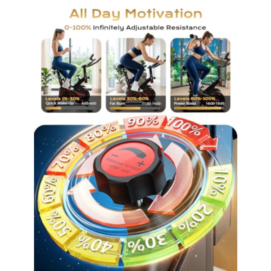 Heimtrainer-Fahrrad mit 350 LB – Exercise Bike Magnetic Resistance Bewertung und Preis