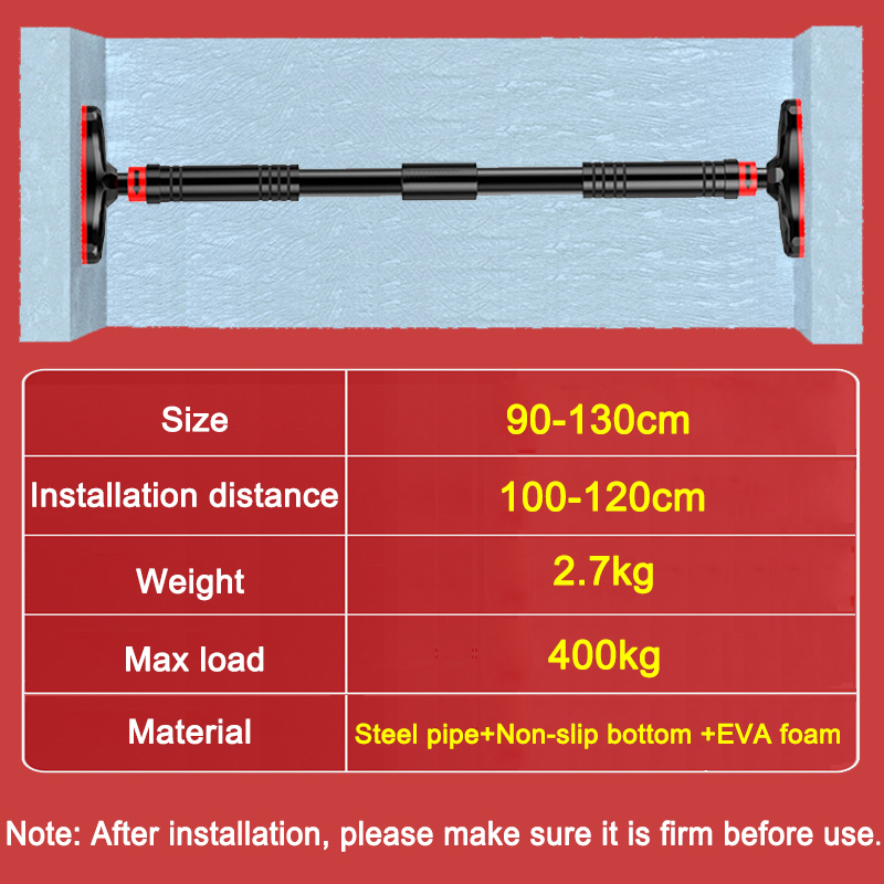 90–130 cm verstellbare Klimmzu – Door Pull Up Bar No Screw Bewertung und Preis